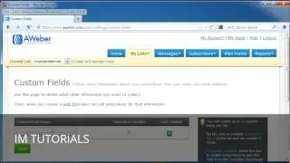Quick Introduction to Aweber Autoresponder
