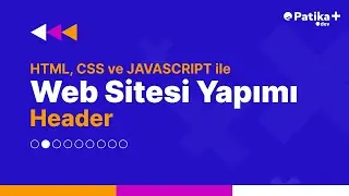 Header | Html, Css ve Javascript ile Web Sitesi Yapımı