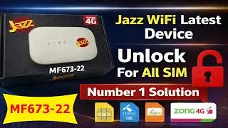 JAZZ MF673-22 Latest Model | All Network Unlock | Online Remote Unlock | No Dead Risk 03019662434