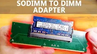 SODIMM to DIMM adapter tested (laptop RAM in desktop) - mixed results!