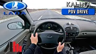 2007 LADA KALINA 1.6i 8v POV TEST DRIVE by AutoMob