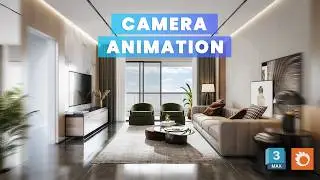 3ds Max Walkthrough Camera Animation | Cinematic Interior Tutorial (Hindi