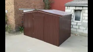 Сарай 3,5 х 2,35 м, профнастил