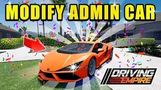 I BUILD a ADMIN Car in Driving Empire!