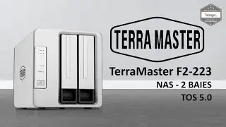 TERRAMASTER F2-223 - Unboxing, Disassembly, Installation, Discovery of NAS - TOS5 TerraMaster 2 bays
