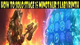 Raid: Shadow Legends - How To Solo Stage 15 Minotaur's Labyrinth (GUIDE)