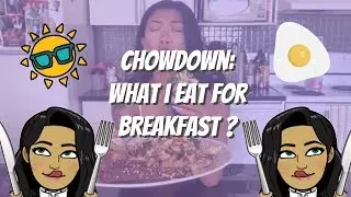 ChowDown: I PUT WHAT IN MY OMELETTE?! + eat with me + my furbaby