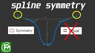 Fusion 360 - Spline Symmetry