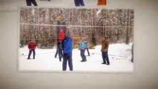 Лесной волейбол на Желтой горе.