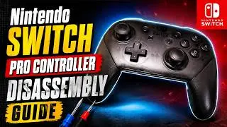 Nintendo Switch Pro Controller TEAR DOWN, Full Disassembly Guides. (2024)