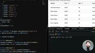 Custom Filter Components for AG Grid's Javascript Data Grid