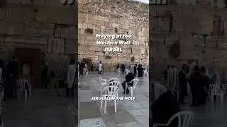 praying where the Temple once stood 🙏 #biblical #Israel #bible #pray #prayer #faith #jerusalem