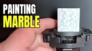 How to Paint White & Black Marble for Miniatures