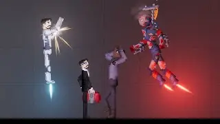 Обновление мода на железного человека в People playground! (Nova's Iron Man Mod)