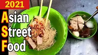 Less Than $1 | Vietnamese Famous Noodles |【Hu Tieu Go】| Street Food 2021