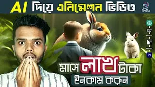 AI দিয়ে Cartoon Animation বানিয়ে মাসে লাখ টাকা ইনকাম করুন | How to Make an Animated Cartoon Video