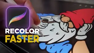 How to RECOLOR Your Art in Procreate