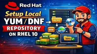 How to Setup Local YUM / DNF Repository on RHEL 10 | Offline Repo Using ISO (Step-by-Step)