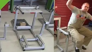 Rennsitz Selber Bauen - Racing-Gestell 1.3 verbesserte Sitzaufnahme & Lenkrad-Winkelfeststellung