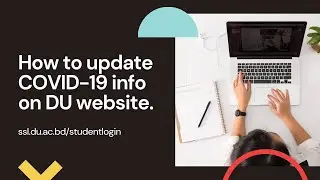 How to update covid -19 info on DU website.