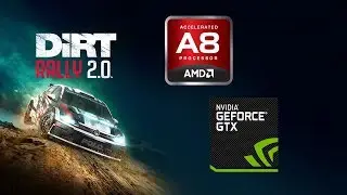 DiRT Rally 2.0 on AMD A8-7600 and GTX 1050 TI
