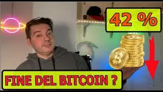 TASSE BITCOIN AL 42%  FINE DEL MERCATO  DELLE CRIPTO