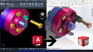 AutoCAD to SolidWorks file import