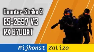 🇺🇦 Counter-Strike 2 – тестую Xeon E5-2697 V3 з RX 6700XT, 720p, 1080p, 1440p