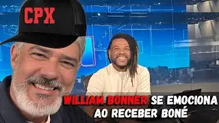 Jornalista William Bonner ganha boné com a sigla CPX