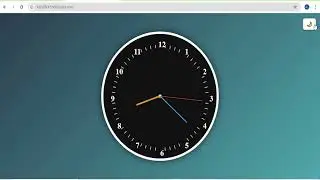 Analog Clock UI Animation ✨ | Short Preview