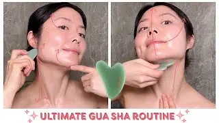 ✨LOOK & FEEL YOUR BEST✨[2024] ULTIMATE GUA SHA FACIAL MASSAGE ROUTINE | Follow Along ♡Lémore♡