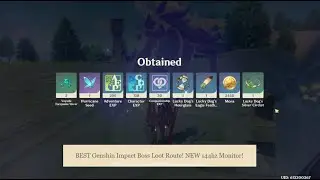 Genshin Impact Co-op Boss Farming!