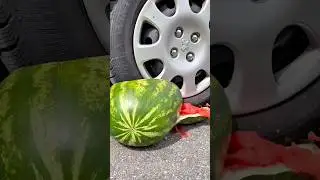 I Ran Over Them With My Tires 🛞🚘🥚🍉🍈