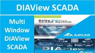 17# DELTA DIAView SCADA multi window  DIAView Delta SCADA communication assci