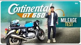 Continental Gt 650 Mileage Test 2024  😱 Shocking mileage of Gt 650