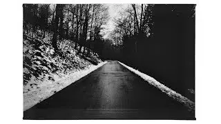 SNOW IN BLACK AND WHITE: Yashica J-Mini x Kodak TMax 400