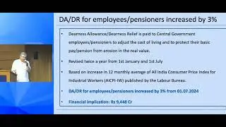 DA latest News: कर्मचारियों & पेंशनर्स को तोहफा,सुनिए फ़ैसला। 3% DA hiked for employee & pensioners