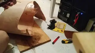 Раскрой кожи ножем из Ди 90