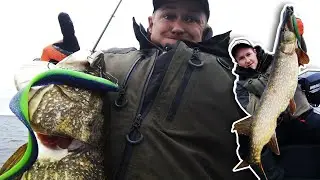 ТРОФЕЙНЫЕ ЩУКИ озера Нарочь на крупные силиконовые приманки, осенняя ловля в межсезонье 2020