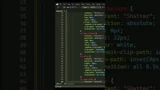 Shatter Text Animation | Html css 