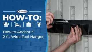 How to Anchor a 2ft Wide Tool Hanger