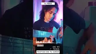 Sigue la grabación de mi tema