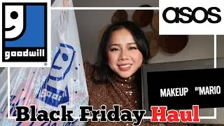 HUGE BLACK FRIDAY HAUL 2021 | ASOS, MAKEUP BY MARIO | THRIFTING AT GOODWILL