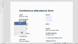 Creating fillable forms in ONLYOFFICE