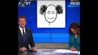 A kid calls the police to report a case of missing Dad with a drawing- photo description 😂