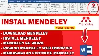 Cara Download Install Mendeley Dekstop Di Laptop Reference Manager Pada Word