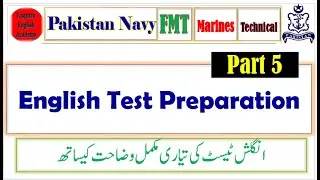 Pak navy English test preparation Pak navy academic test online English test join Navy Pak 2021