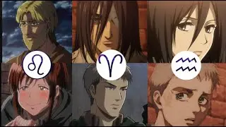 Attack on Zodiac|Aot characters and their zodiac signs