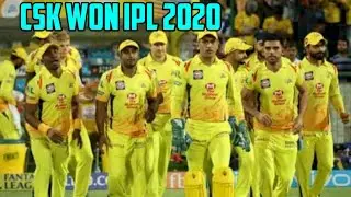 CSK WON IPL 2020 || HIGHLIGHTS