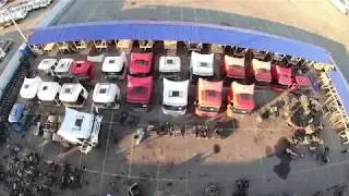 Обзор кабины самосвала Скания CP14 без спальника.